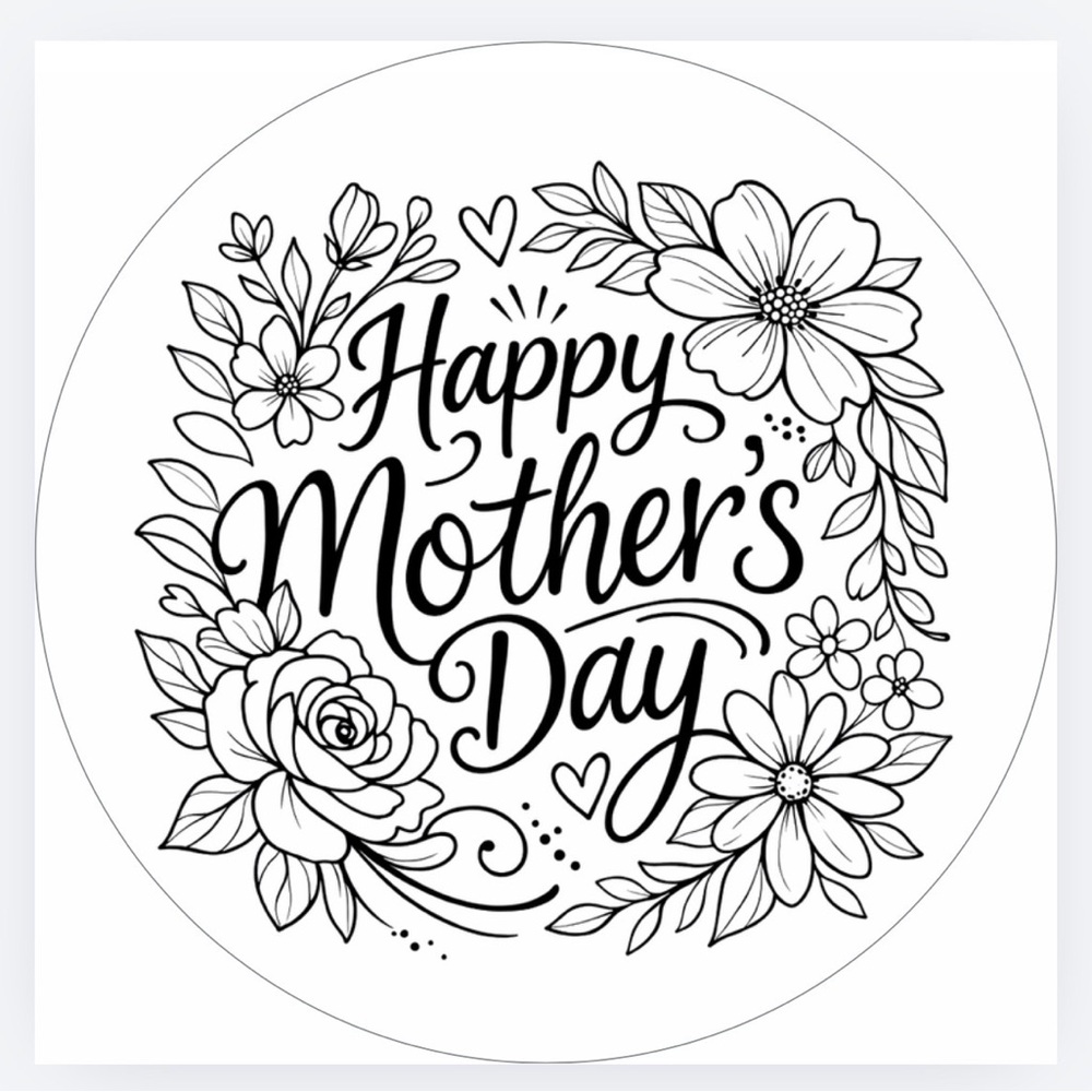 Custom Made 50count “Mother’s Day” Stickers